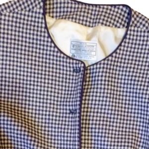 PENDLETON blue and white blazer